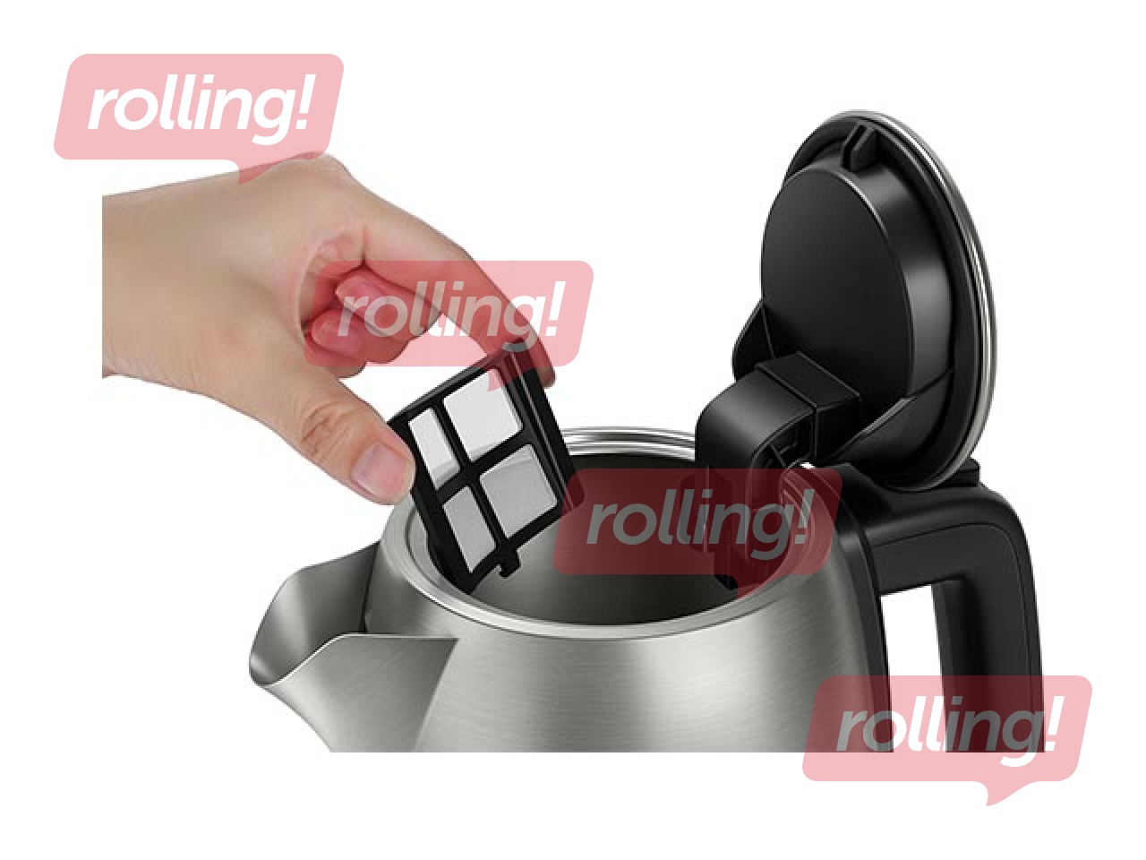 Электрический чайник Philips с контролем температуры 1.7 л, 2200 Вт, нержавеющая сталь