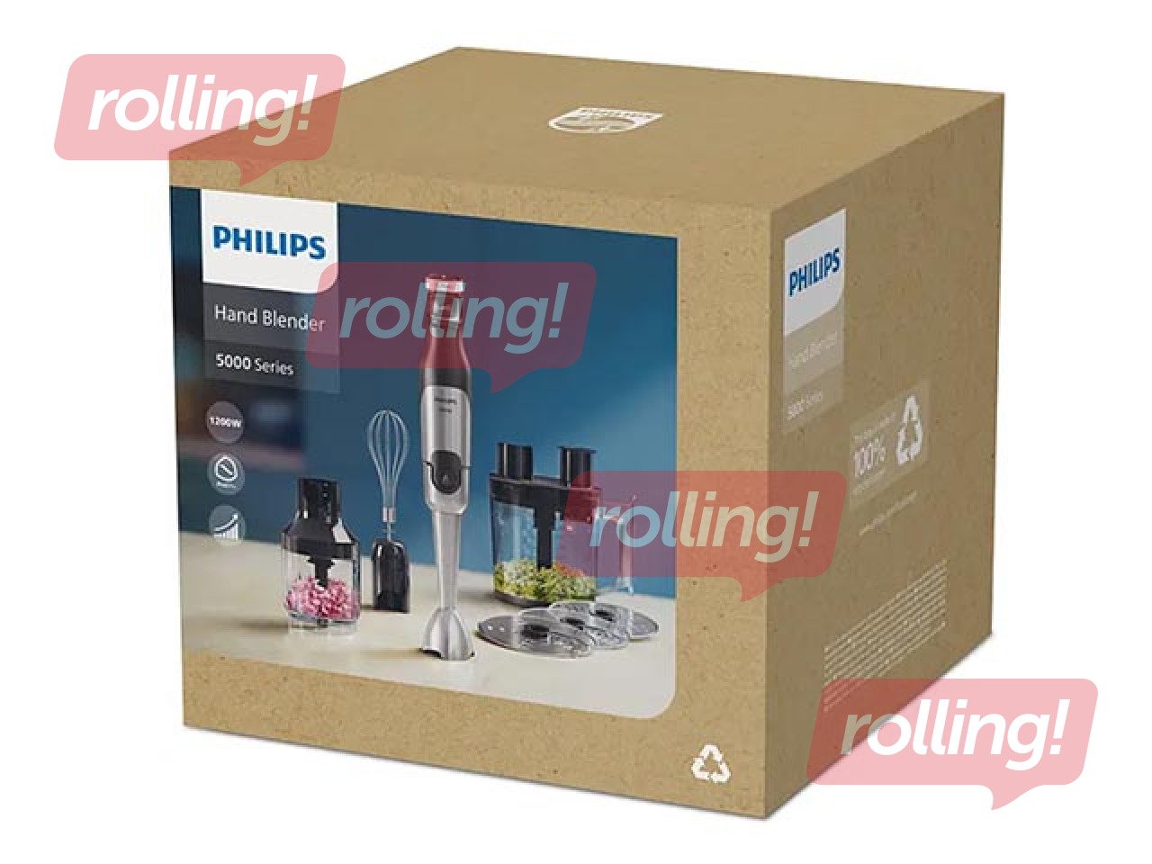 Blendera komplekts PHILIPS 5000 Series, melns