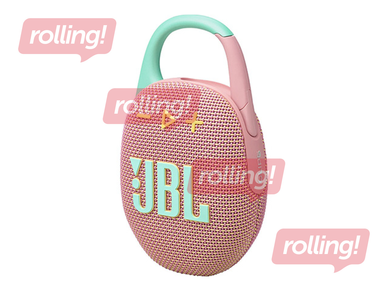 Juhtmevaba kõlar JBL Clip 5, USB-laadijaga, roosa