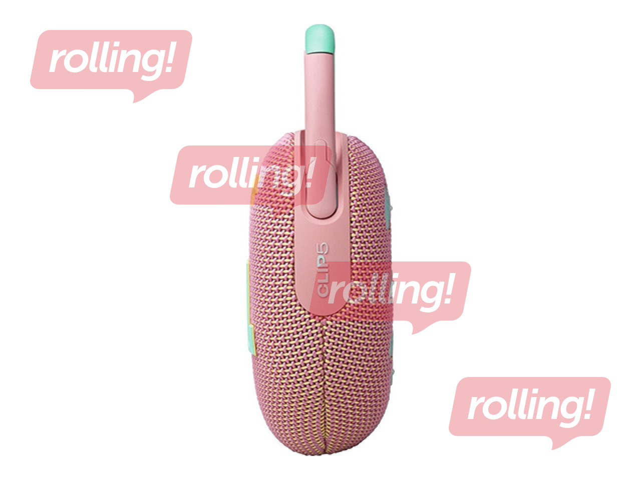 Juhtmevaba kõlar JBL Clip 5, USB-laadijaga, roosa