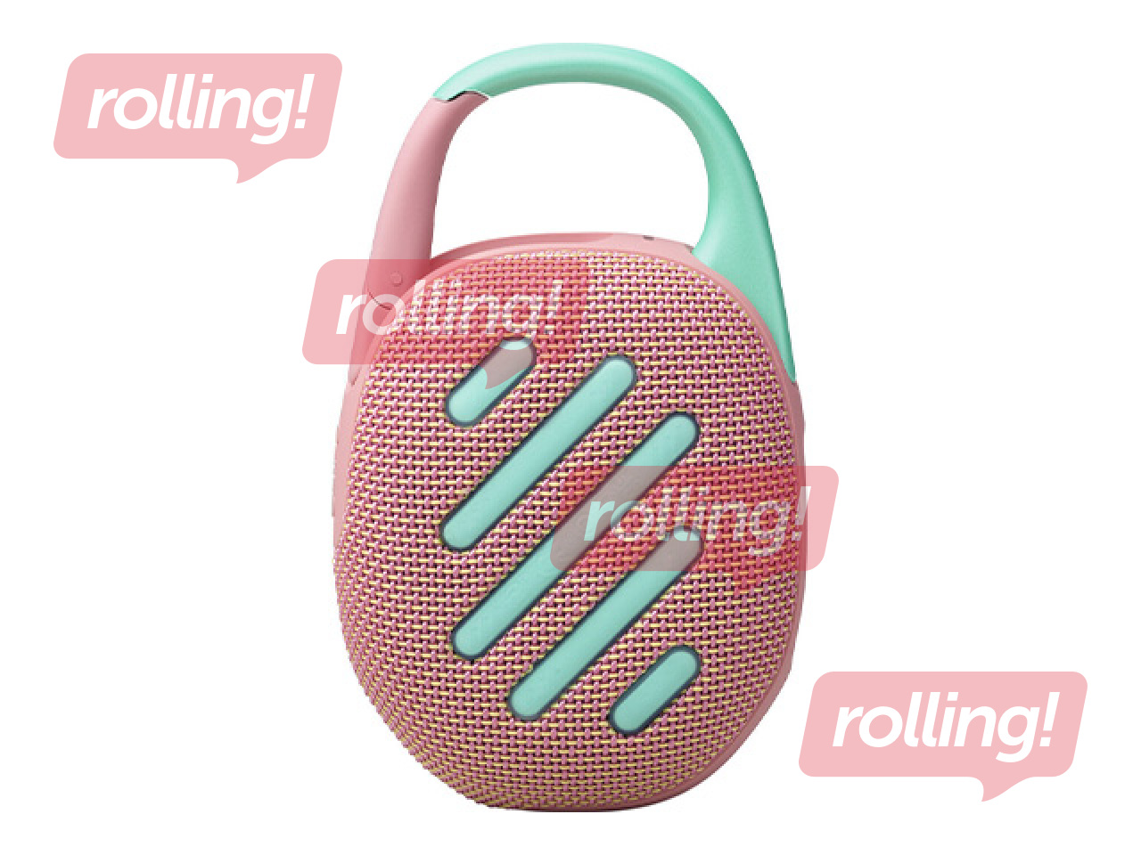 Juhtmevaba kõlar JBL Clip 5, USB-laadijaga, roosa