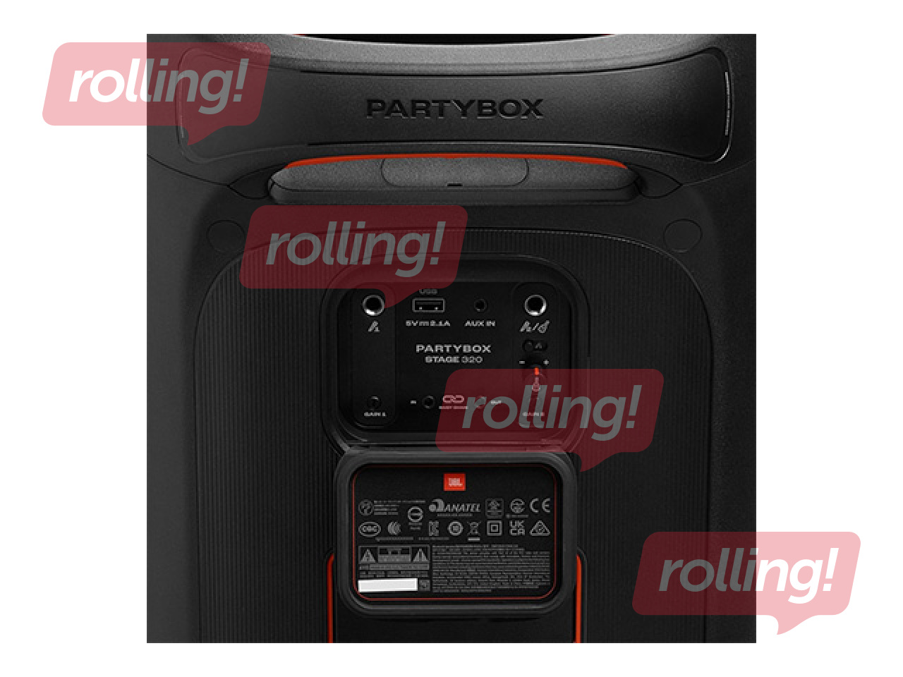 Kõlar JBL, PartyBox, Stage 320, must