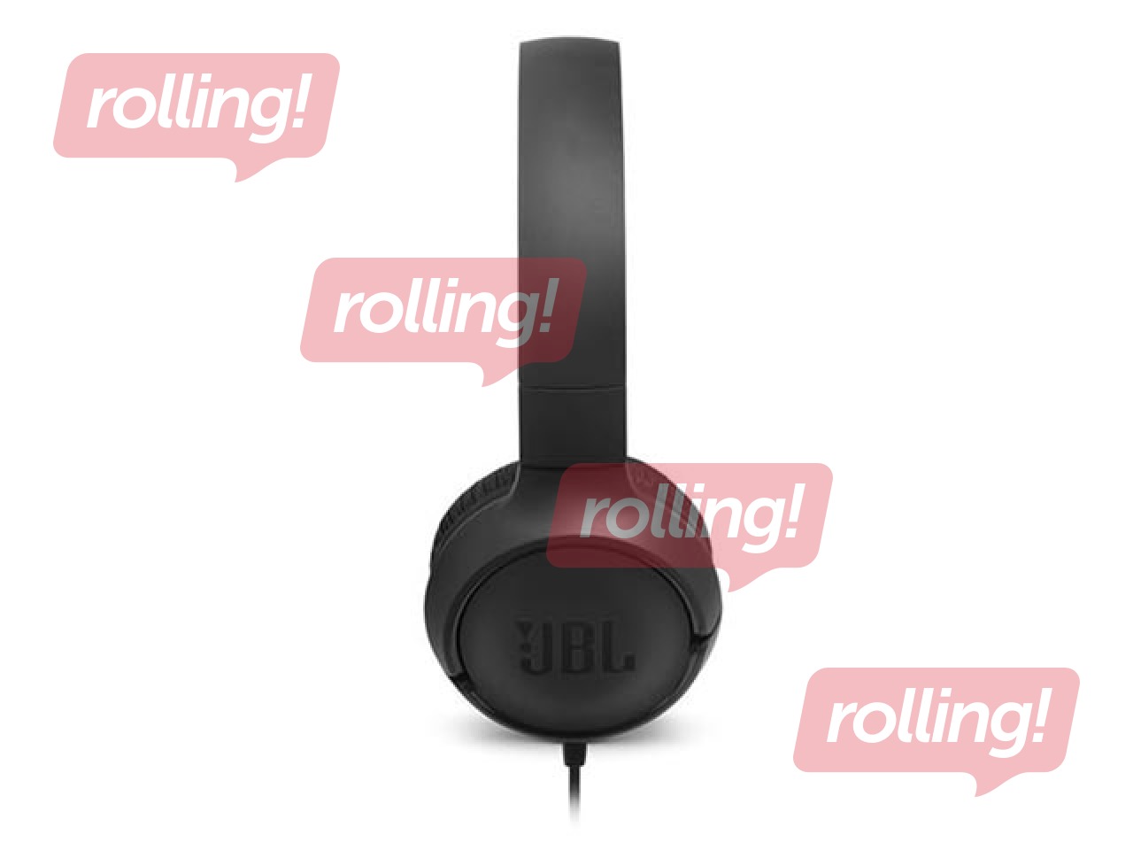 Austiņas ar mikrofonu JBL Tune 500, Melnas
