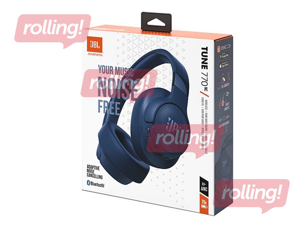 Juhtmeta kõrvaklapid JBL Tune 770 NC, sinised