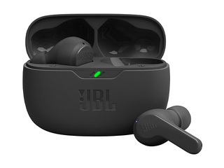 Bezvadu austiņas JBL Wave Beam TWS, melnas