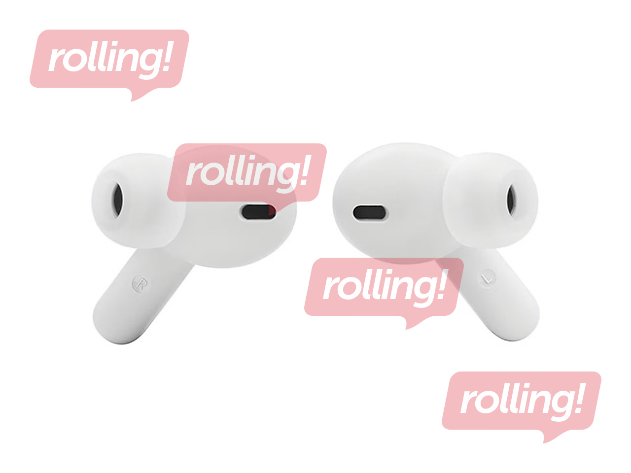 Bezvadu austiņas JBL Wave Beam TWS, baltas