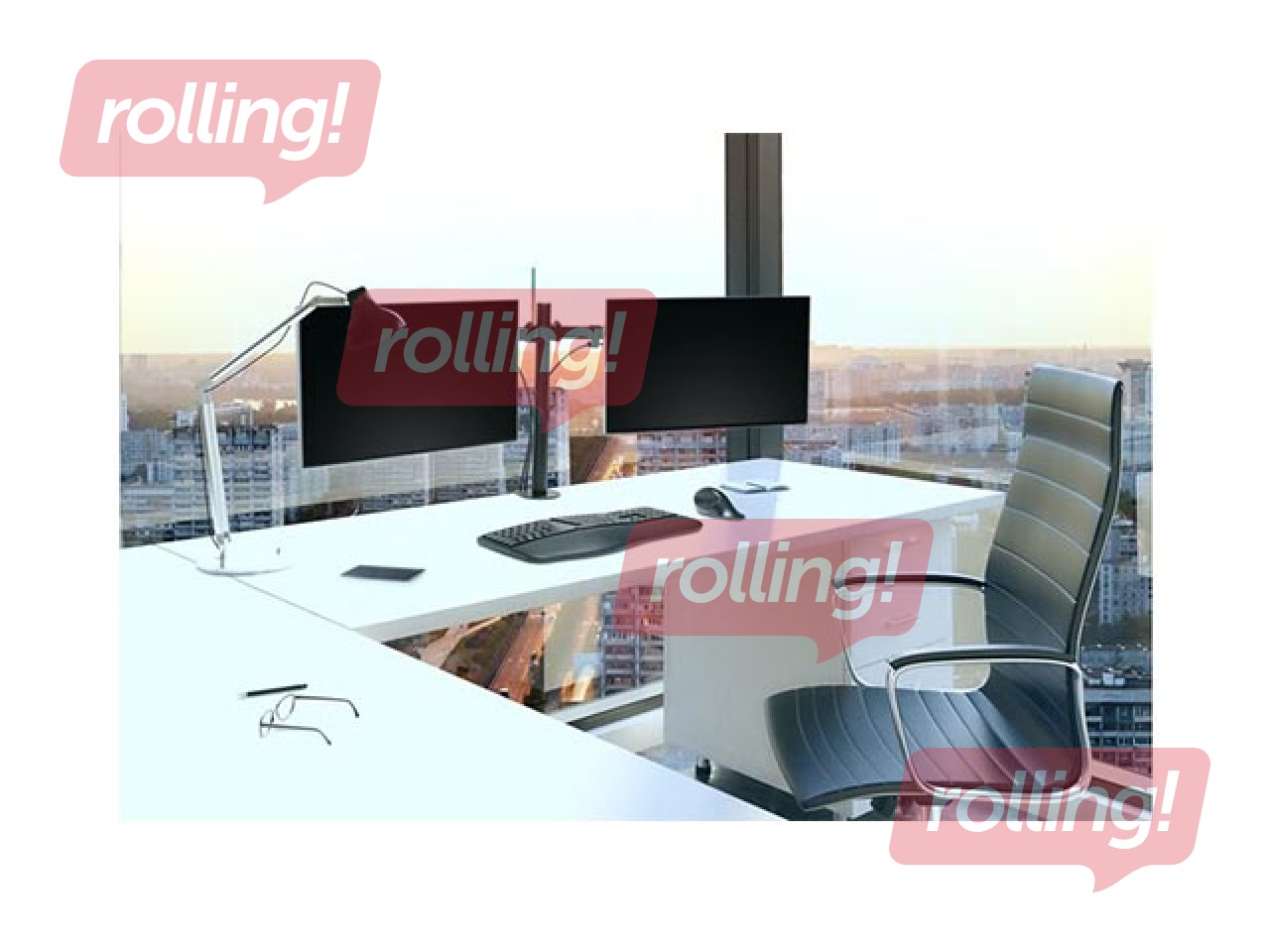 Kensington SmartFit Ergo Dual Extended Monitor Arm