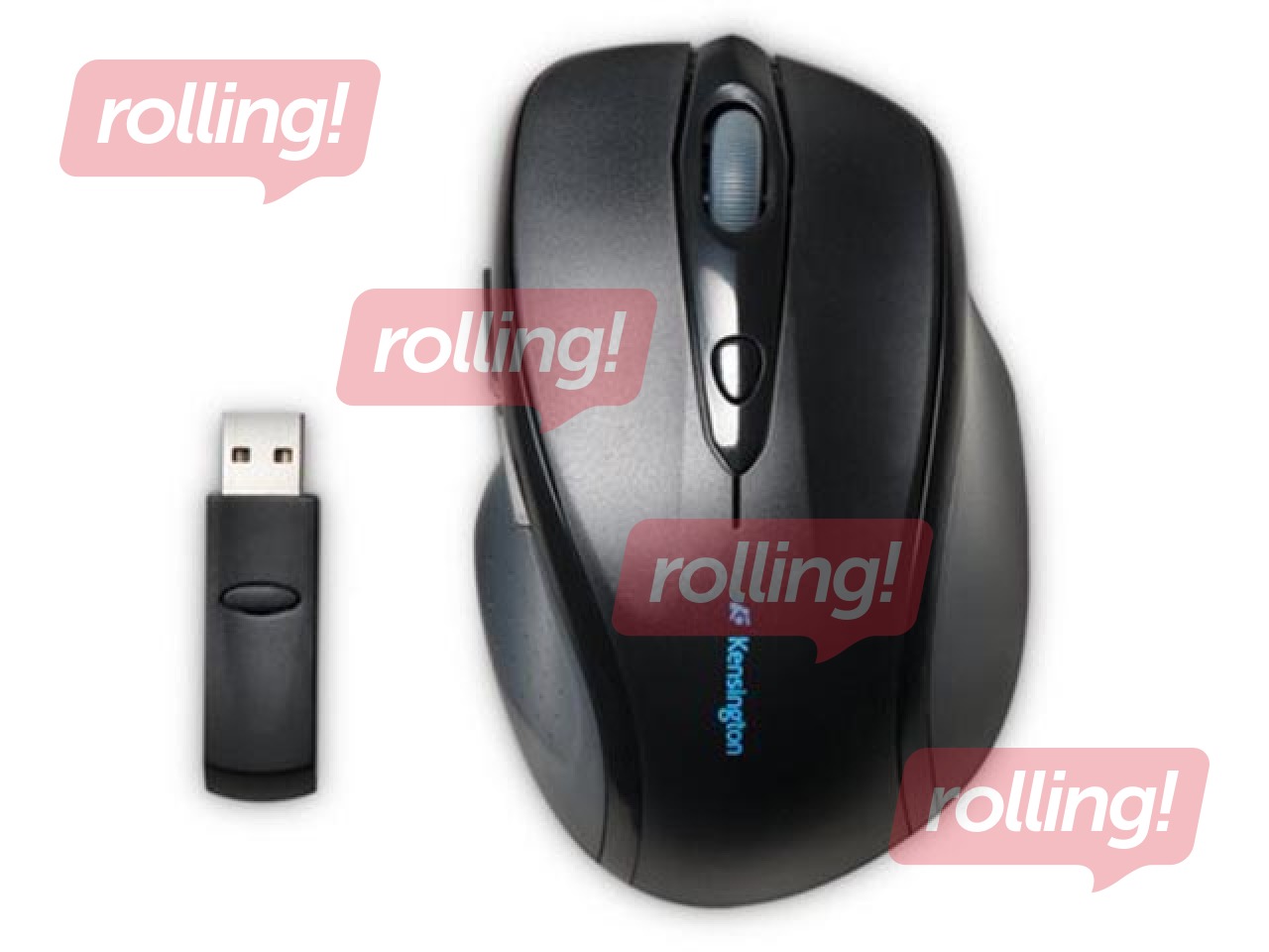 Bezvadu datorpele Kensington Pro Fit™ Wireless Full-Size Mouse