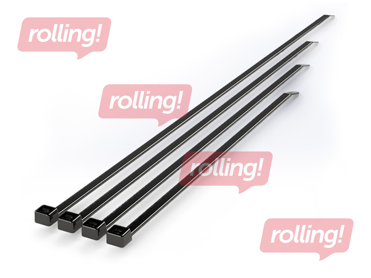 Lukustusribad  2.5 x 100 mm must, 100 tk.