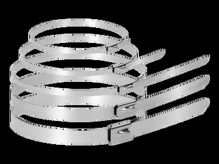 Stainless Steel Cable Clamps, 100 pcs