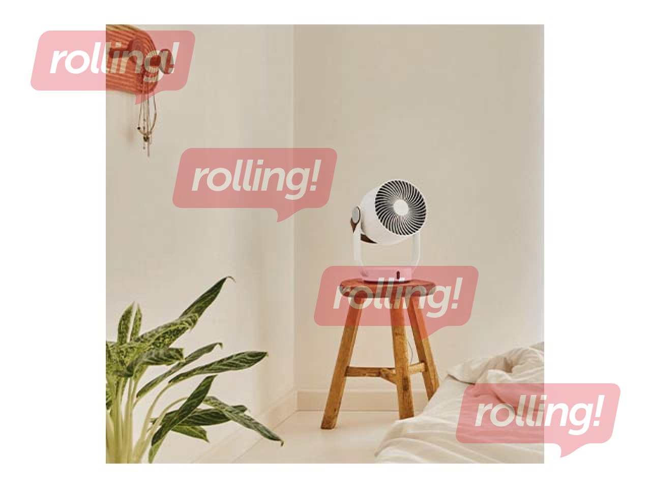 Ventilaator Leo, valge