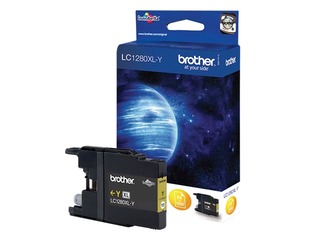Чернильный картридж Brother LC1280XL, жёлтый, (1200 стр.)
