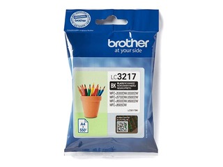 Tindikassett  Brother LC3217BK, must (550 lk)