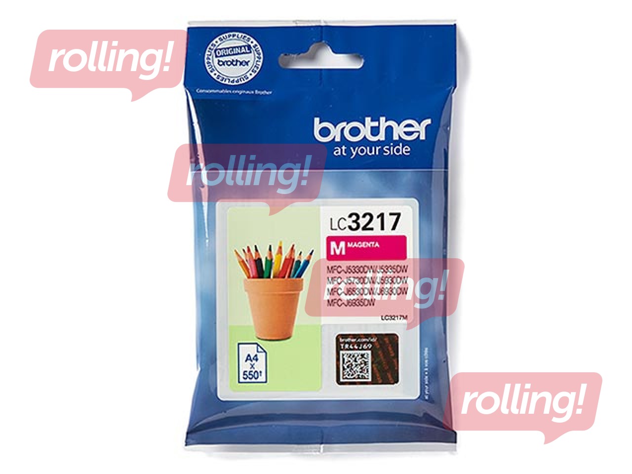 Tindikassett Brother LC3217M, punane (550 lk)