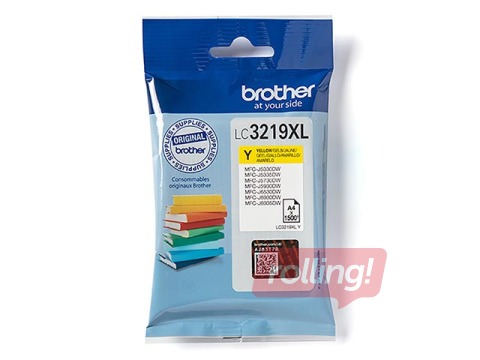 Tindikassett Brother LC3219XLY, kollane (1500 lk)