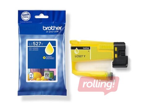 Tindikassett Brother LC-527Y, kollane (900 lk)