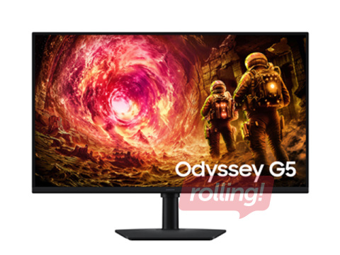 Monitor Samsung Odyssey G5, S27FG502EU, Fast IPS, QHD 2560 × 1440 180Hz juures, 27