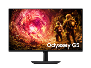 Monitor Samsung Odyssey G5, S27FG502EU, Fast IPS, QHD 2560 × 1440 180Hz juures, 27