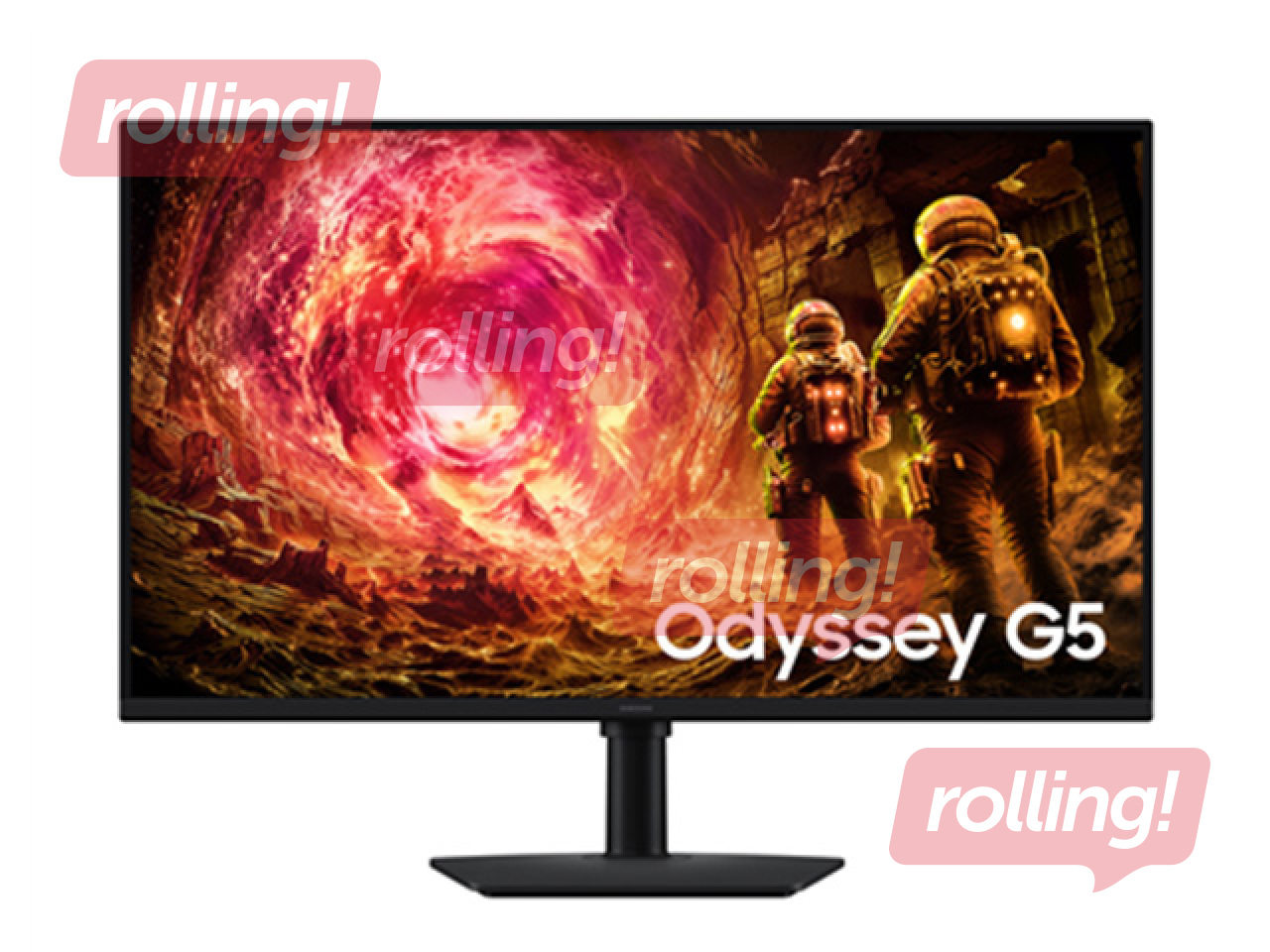 Monitor Samsung Odyssey G5, S27FG502EU, Fast IPS, QHD 2560 × 1440 180Hz juures, 27