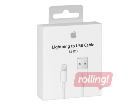 Ühendusjuhe Apple Lightning - USB , 24 pin, 2m, valge