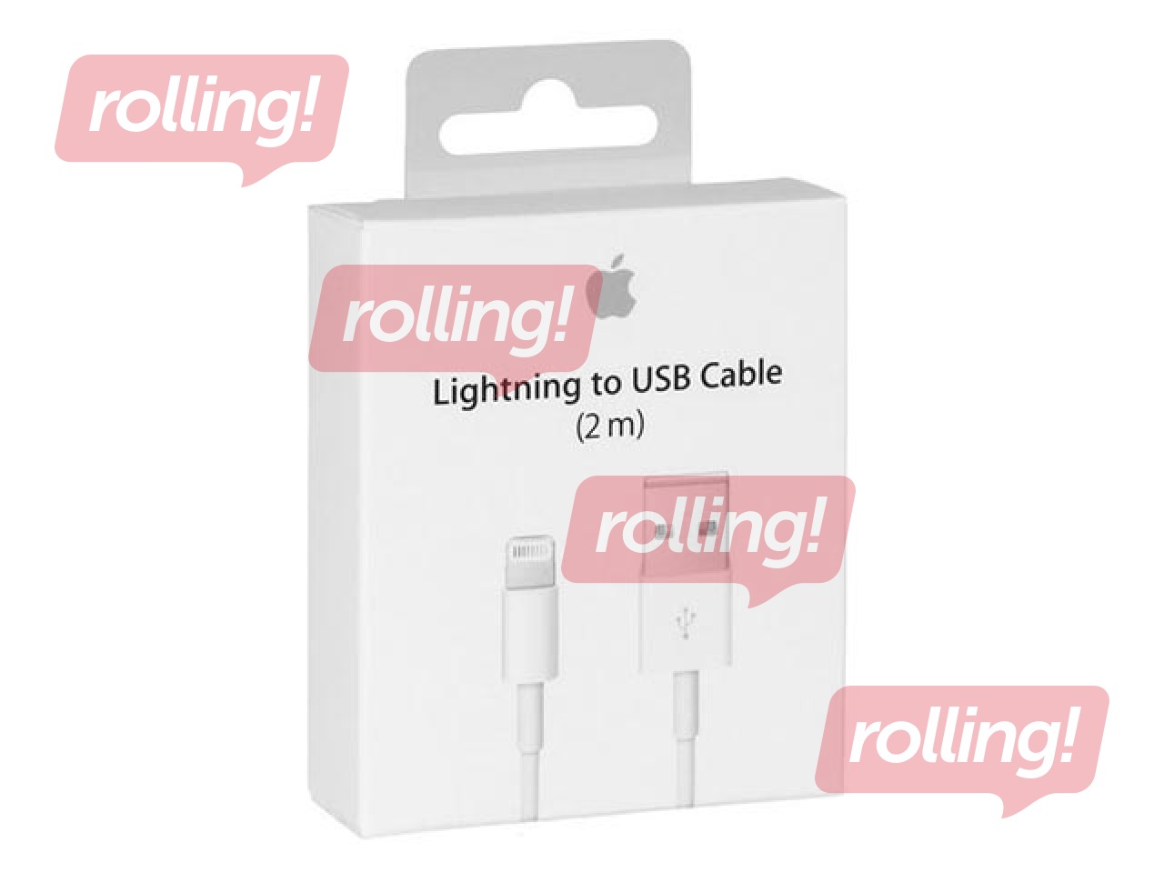 Ühendusjuhe Apple Lightning - USB , 24 pin, 2m, valge