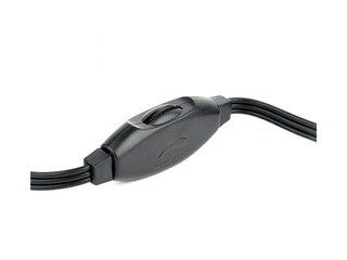 Stereo headset with volume control Gembird MHS-123, black, 1.8m