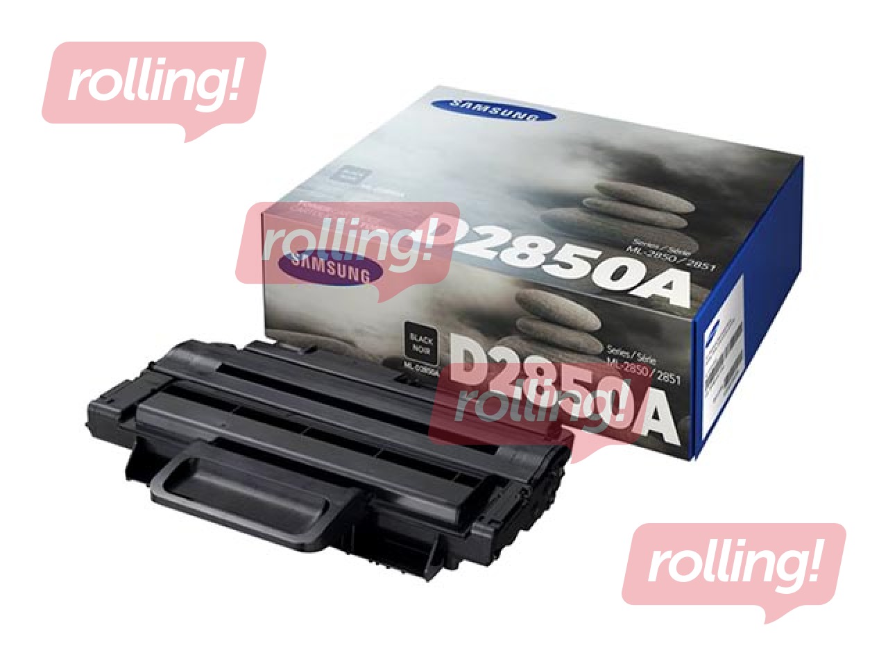 Toonerkassett Samsung ML-D2850A, must, (2000 lk)