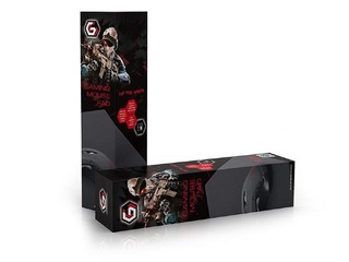 Hiirematt Gembird Gaming Medium, must (250 x 350 mm)