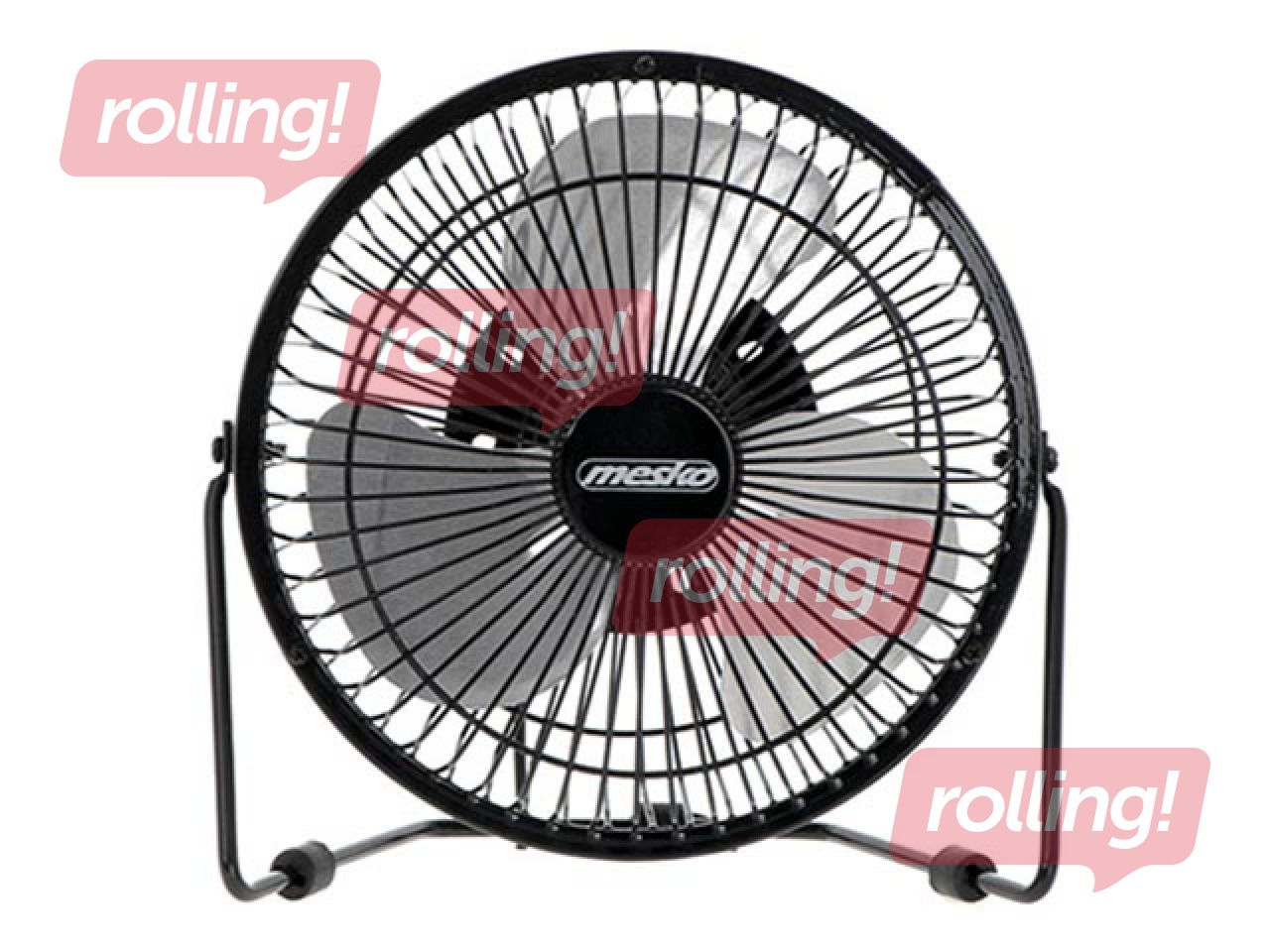 Ventilators galda Mesko MS 7322, 15cm, melns, USB