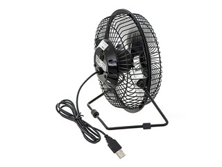 Ventilators galda Mesko MS 7322, 15cm, melns, USB
