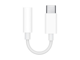 Audio adapter Apple Type C - 3.5mm,  A2155, white