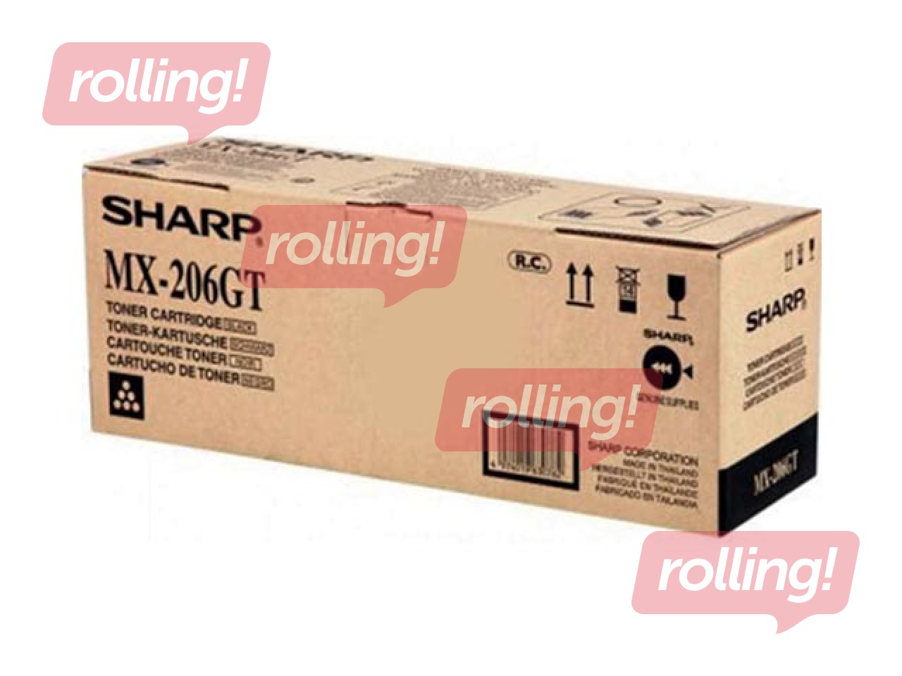 Toonerkassett Sharp MX-M160D, MX-M200D, must, (16000 lk)
