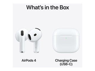Juhtmevabad kõrvaklapid Apple, AirPods 4, aktiivse mürasummutusega