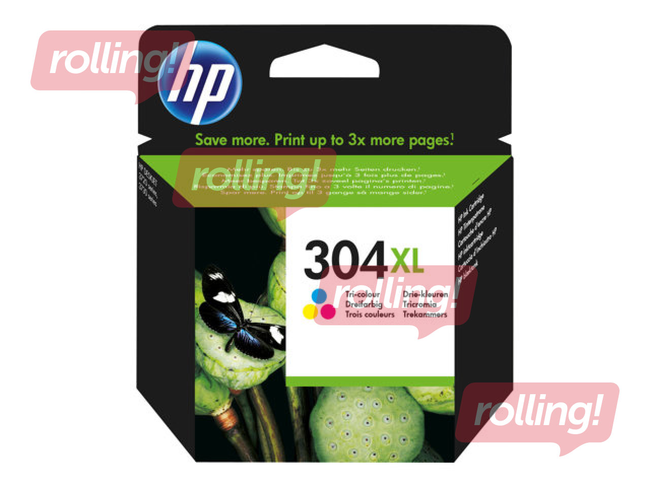 HP 304XL Tri-color Ink Cartridge (300 pgs)