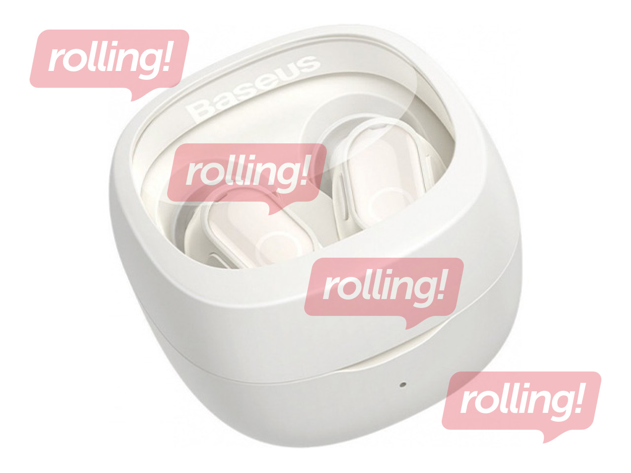 Baseus Bowie WM02 TWS juhtmeta kõrvaklapid, Bluetooth 5.0 (valge)