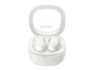Baseus Bowie WM02 TWS juhtmeta kõrvaklapid, Bluetooth 5.0 (valge)