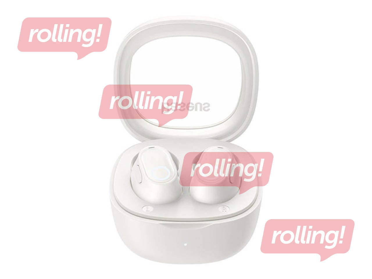 Baseus Bowie WM02 TWS juhtmeta kõrvaklapid, Bluetooth 5.0 (valge)