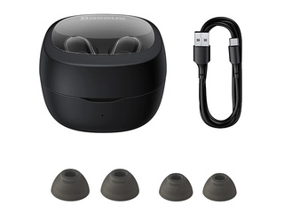 Беспроводные наушники Baseus Bowie WM02 TWS, Bluetooth 5.0 (черные)