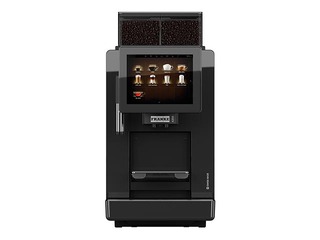 Кофемашина в аренду Franke A300 MS EC с подключением к воде и контейнером для порошка, чёрная