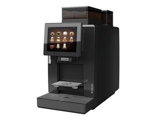 Nomas kafijas automāts Franke A300 MS EC ar ūdens pieslēgumu un pulvera tvertni, melns