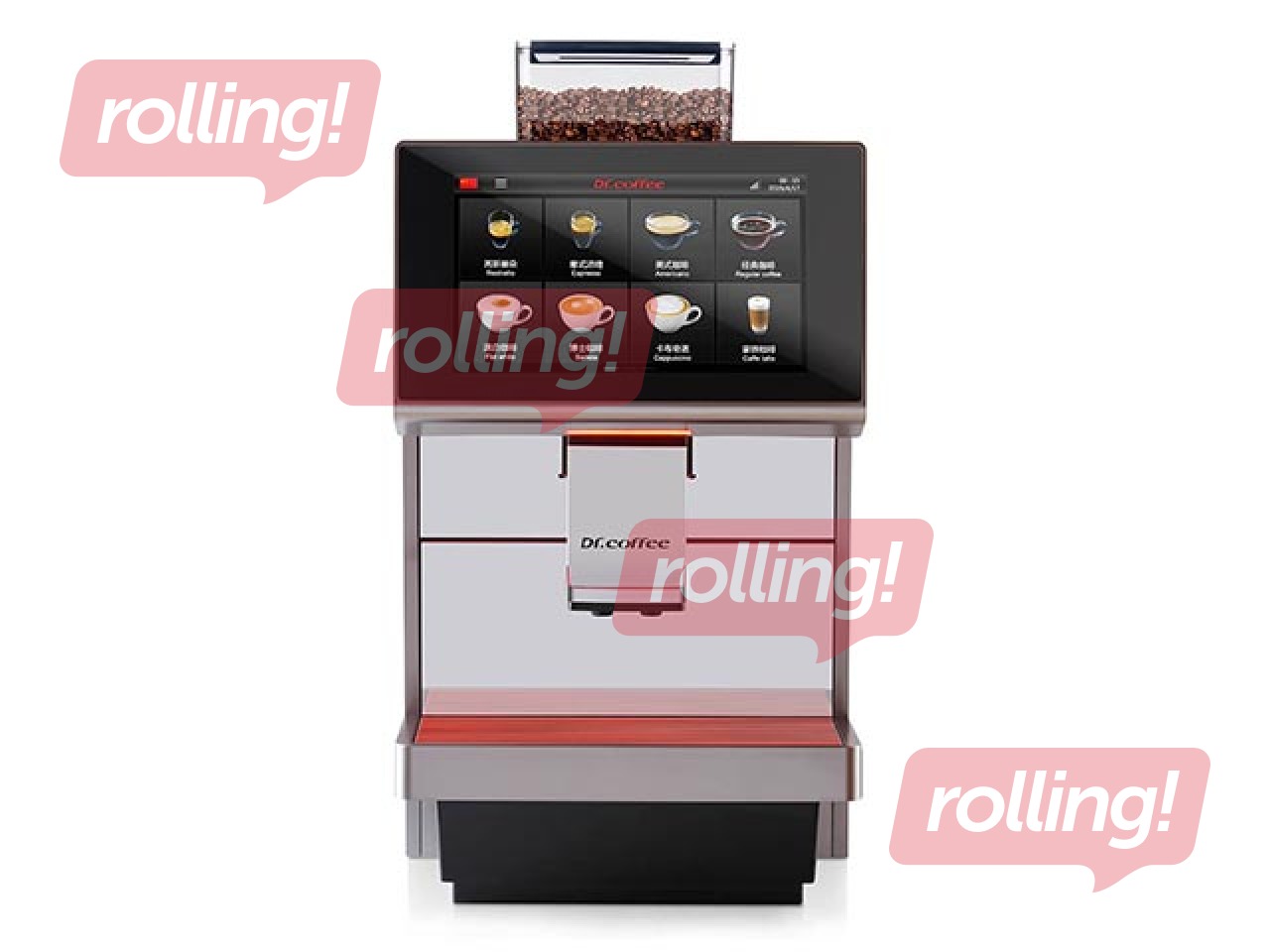 Кофемашина в аренду Dr. Coffee M12 Plus, серебристая