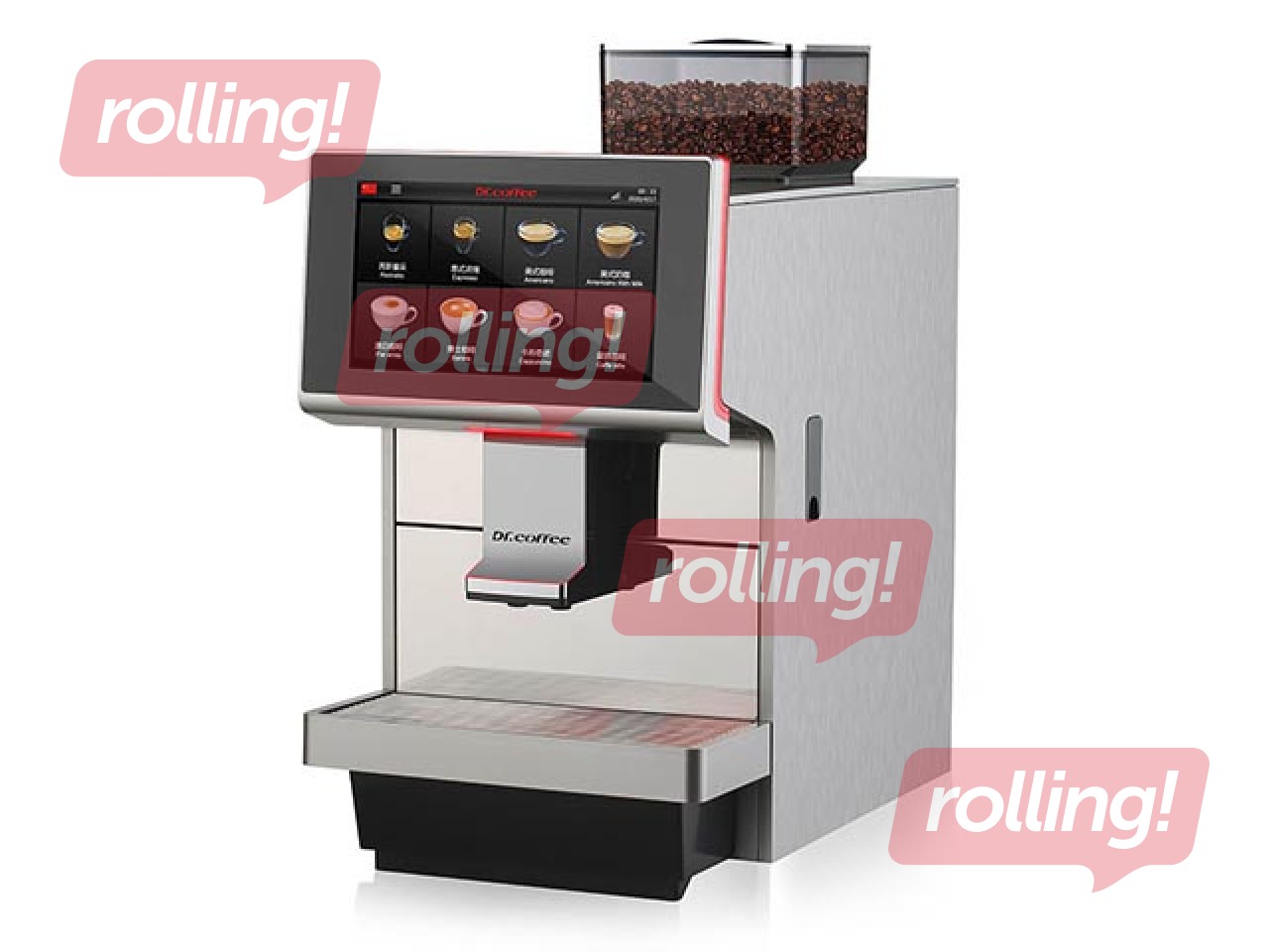 Кофемашина в аренду Dr. Coffee M12 Plus, серебристая