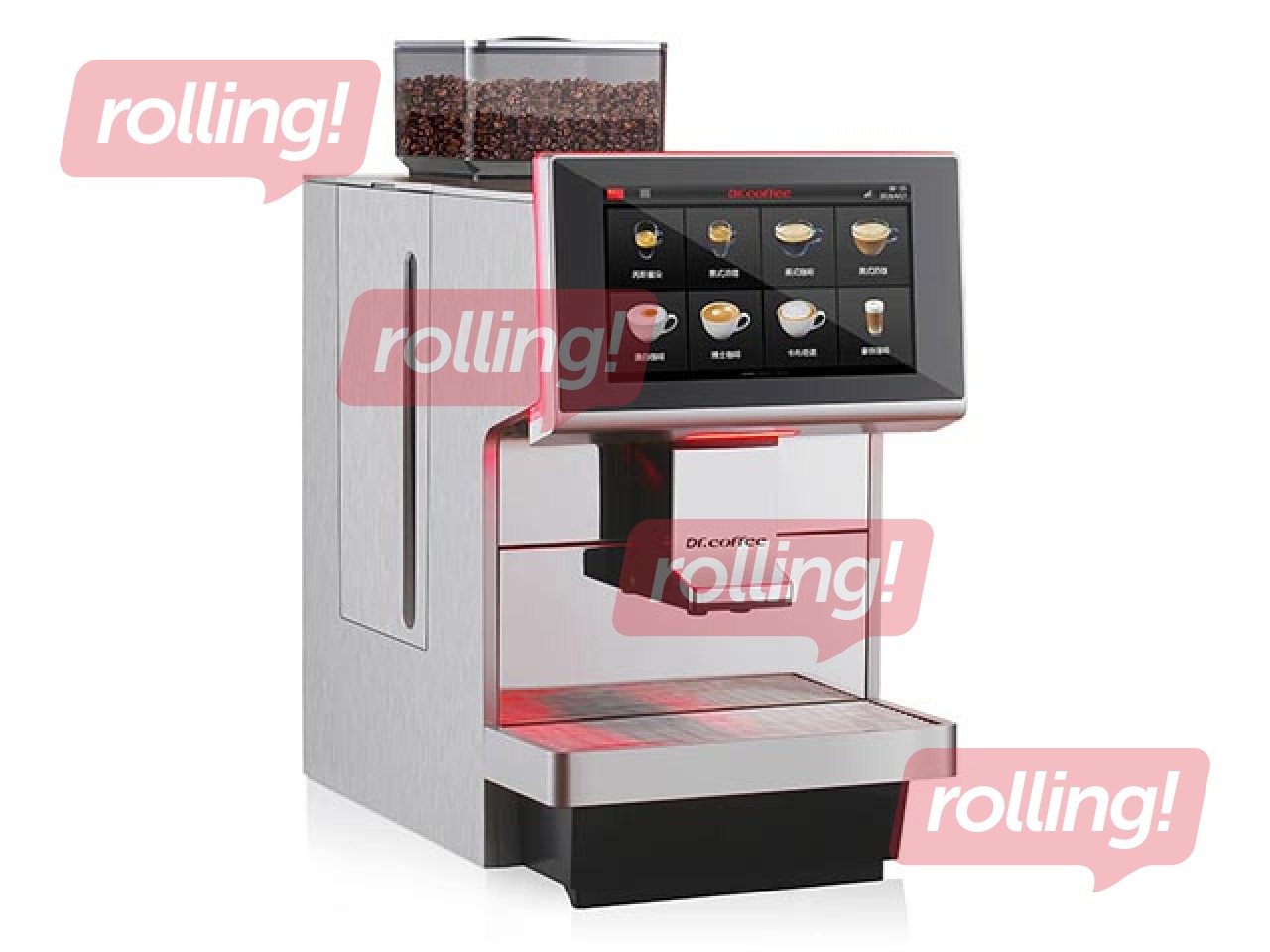 Rental coffee machine Dr. Coffee M12 Plus, silver