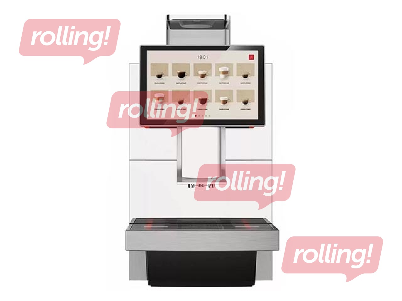 Кофемашина в аренду About Coffee M50TC, серебристая