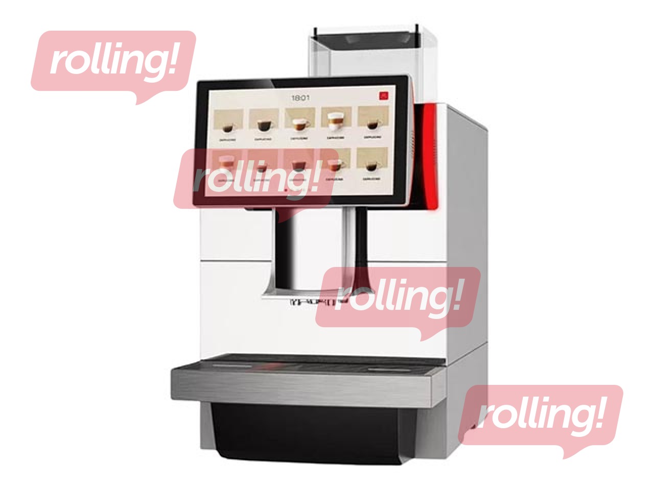 Nomas kafijas automāts About Coffee M50TC, sudraba