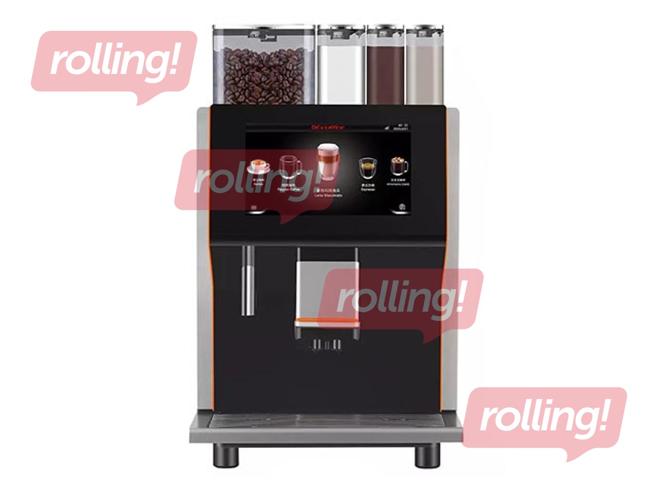 Nomas kafijas automāts Dr. Coffee Coffee Center, melns