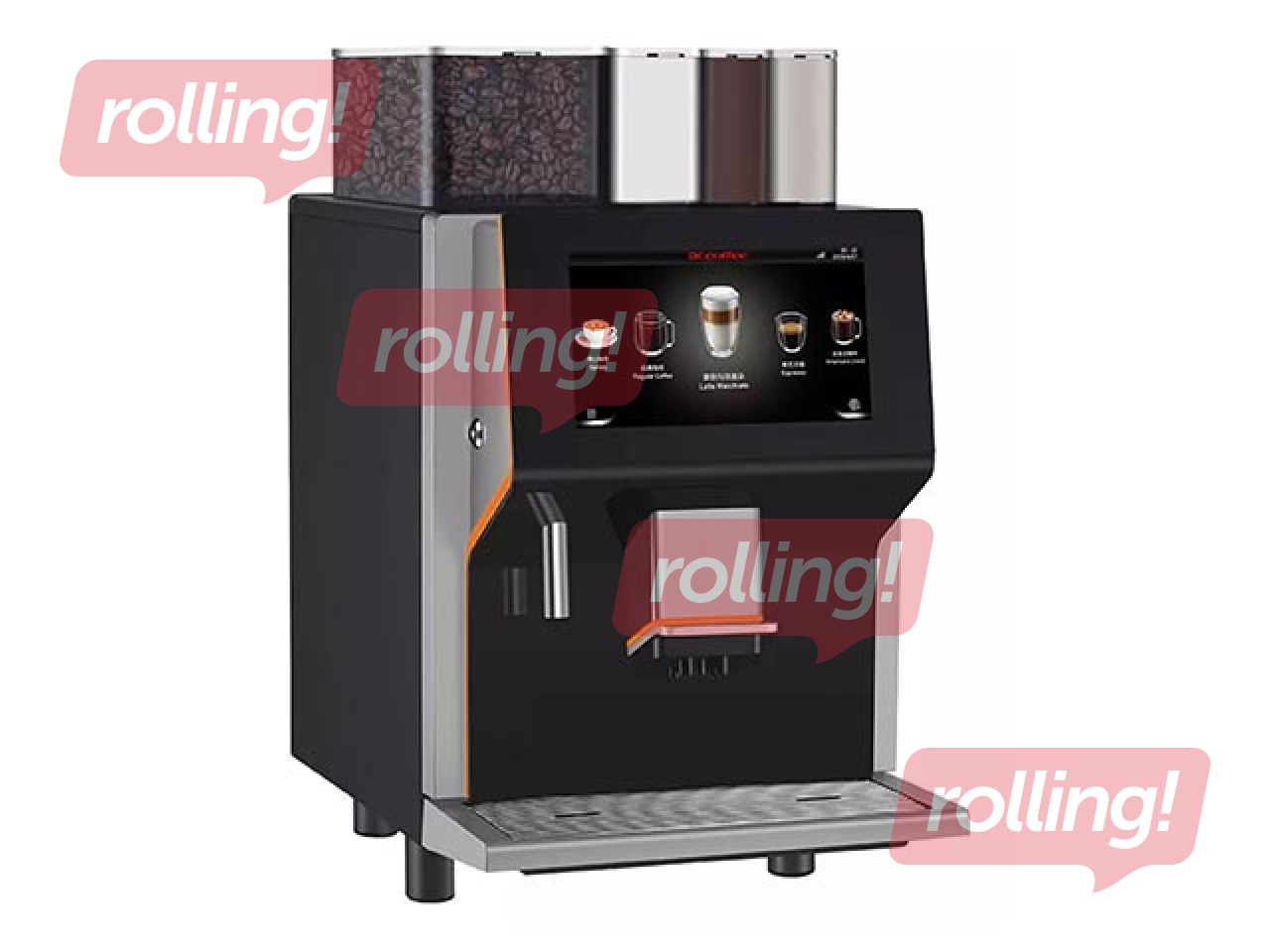 Nomas kafijas automāts Dr. Coffee Coffee Center, melns