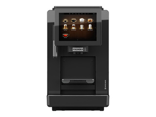 Coffee machine Franke A300 MS EC, with water connection and 2 powder containers, black