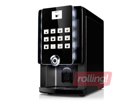 Кофемашина в аренду Rhea BL eC с 4 контейнерами и 2 миксерами, чёрная