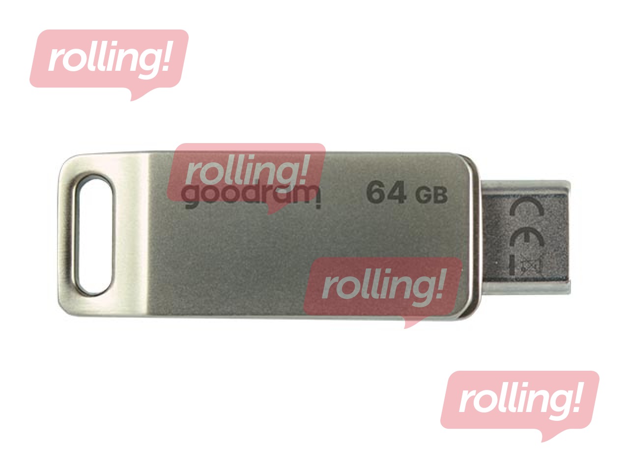 Goodram ODA3 USB 3.2 / USB Type-C 64GB Silver